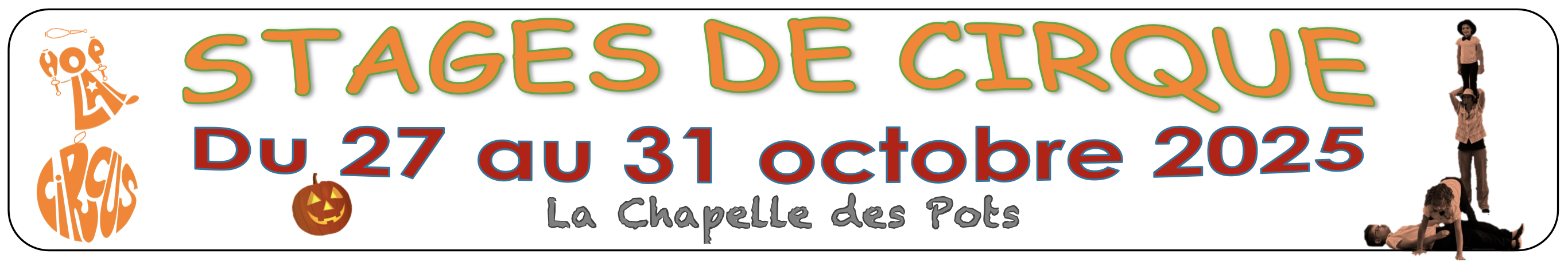 banniere école de cirque