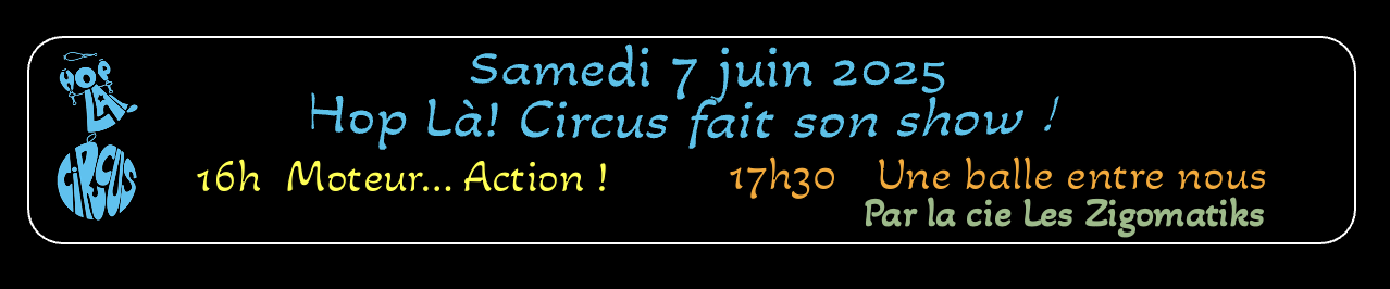 banniere école de cirque
